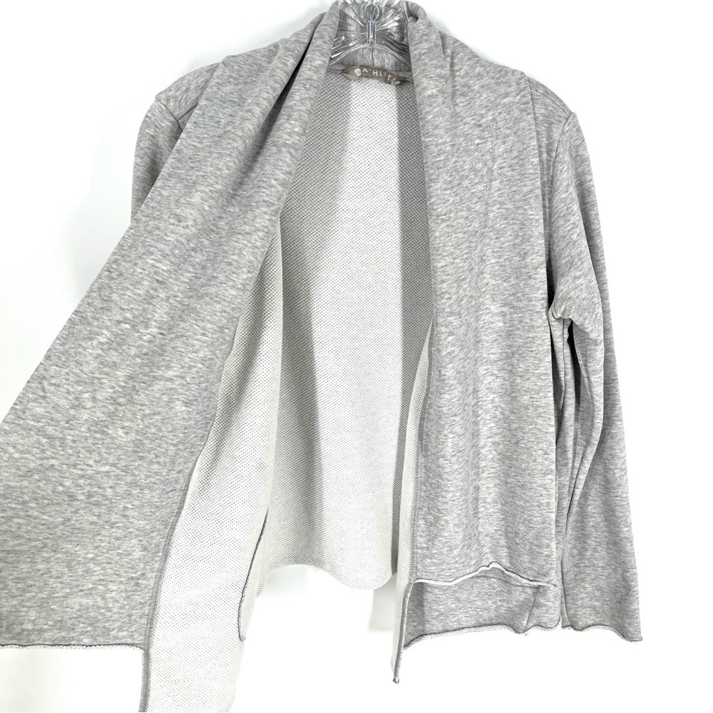 Athleta French Terry Pique Tranquility Wrap Cardigan - Picture 7 of 13